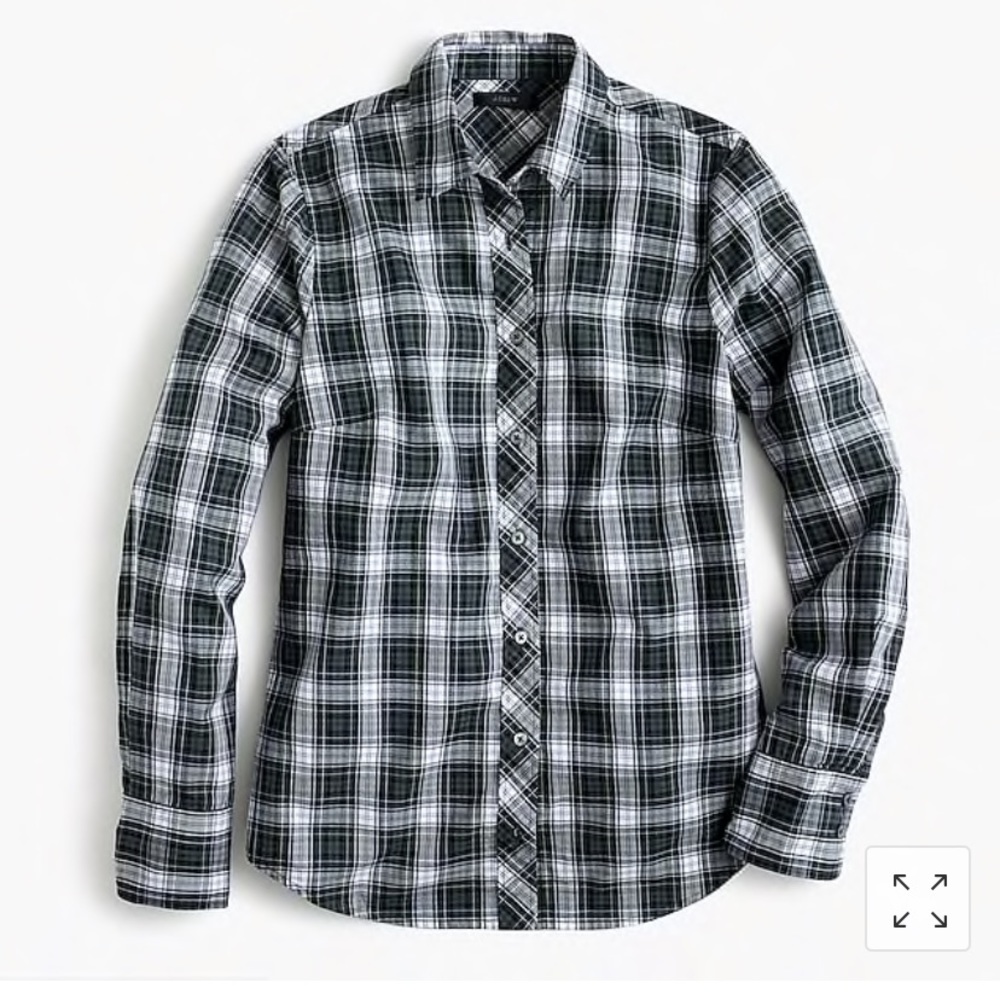 J.Crew Perfect Shirt Size 2